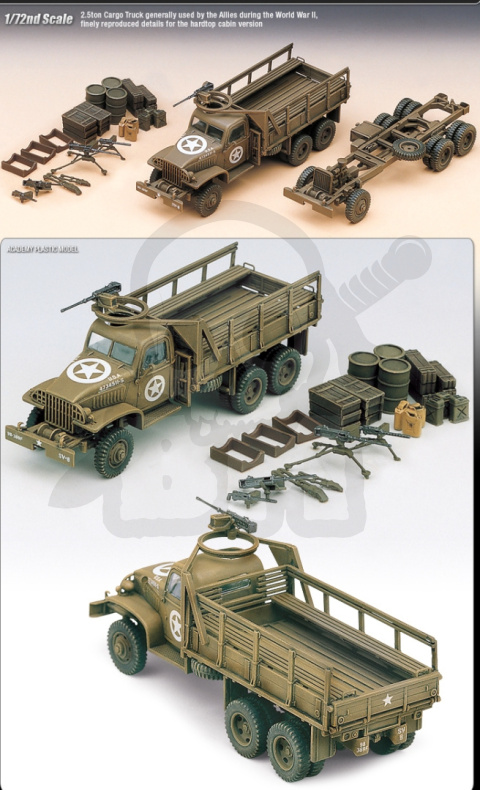 Battle-Models > Academy 13402 U.S. 2.5 Ton Cargo Truck 1:72